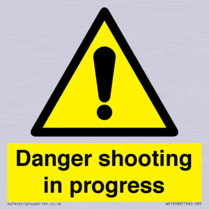 Danger shooting in progress